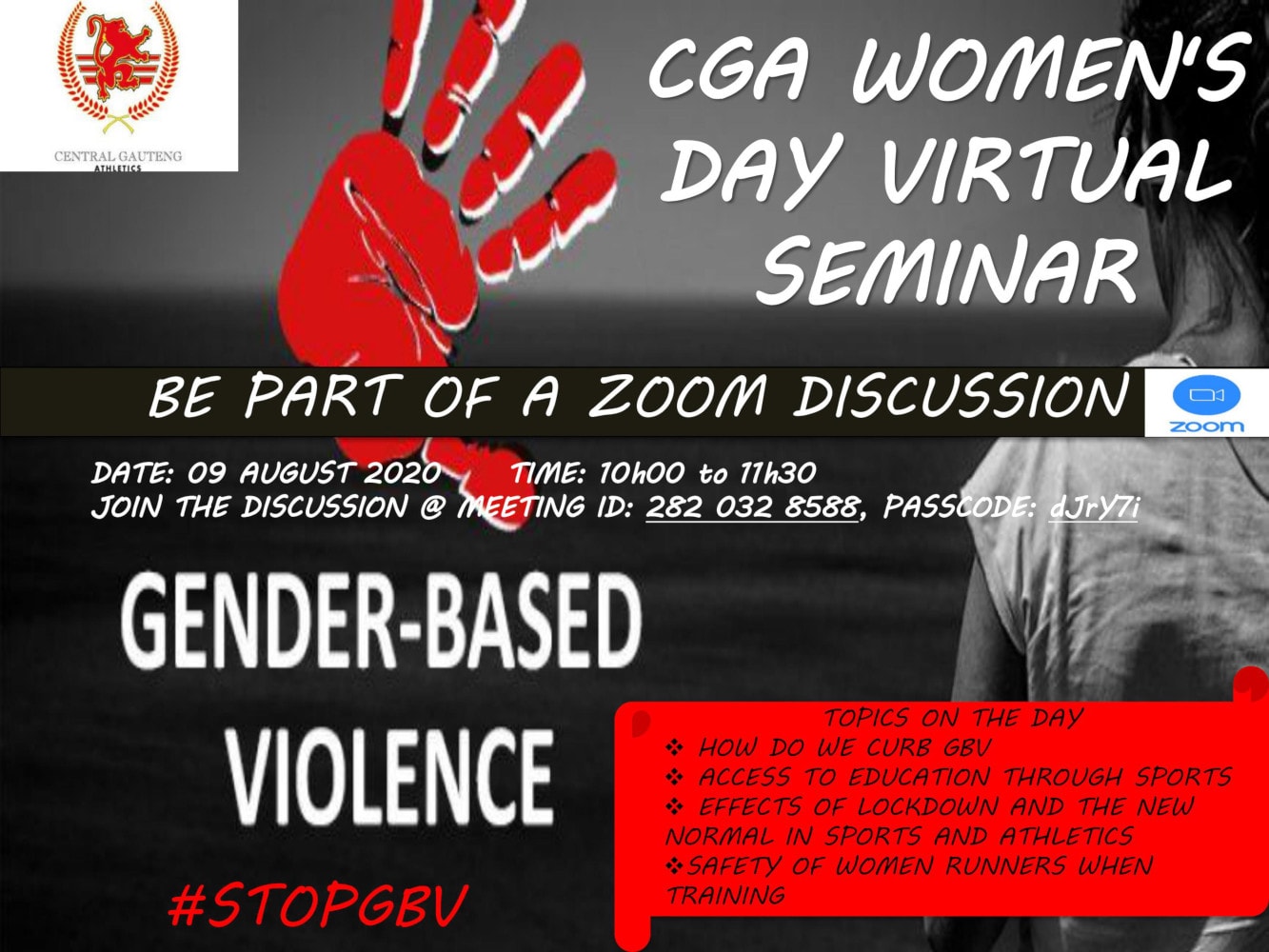 CGA GBV Women's Day Virtual Seminar