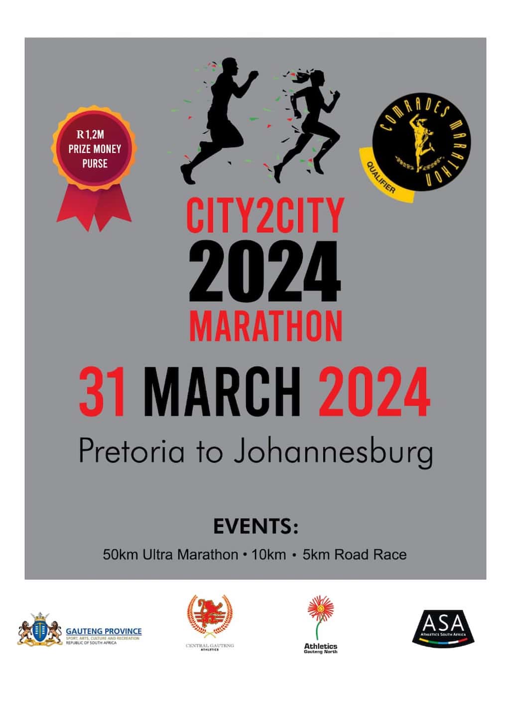 City 2 City Marathon is Back, Bigger and Better For 2024 | Central Gauteng Athletics